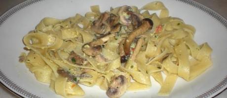 Tagliatelle della Val d’Orcia e funghi alla Carbonara taglfunghicarbonara4