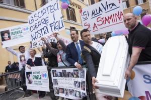 Manifestazione in sostegno del metodo Stamina