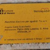  La panchina damore di Luca Scacchetti a Castelvecchio