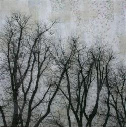 Manuel Felisi, mostra Milano a Spazio Tadini -  ALBERI 1 cm. 200x200