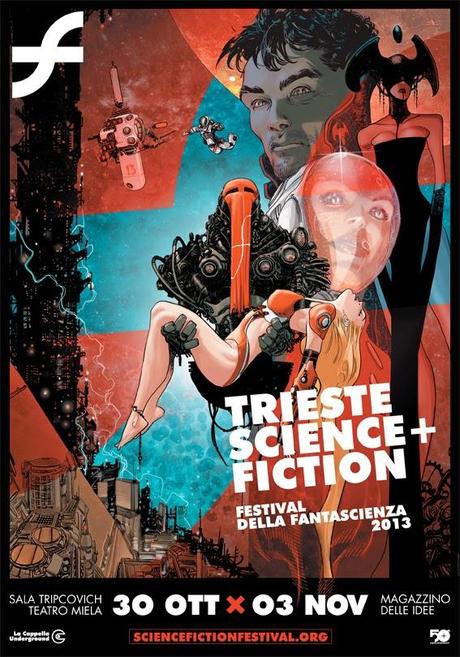 Il manifesto di Mario Alberti per il Trieste Science+Fiction