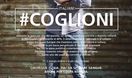 Il caso Barilla e la campagna “italiani coglioni”