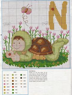 Schemi per il punto croce: L'Alfabeto dei cuccioli Schemi per il punto croce: L'Alfabeto dei cuccioli