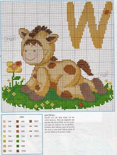 Schemi per il punto croce: L'Alfabeto dei cuccioli Schemi per il punto croce: L'Alfabeto dei cuccioli