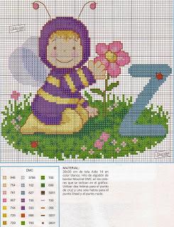 Schemi per il punto croce: L'Alfabeto dei cuccioli Schemi per il punto croce: L'Alfabeto dei cuccioli