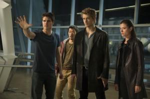 Robbie Amell in una scena del pilot 