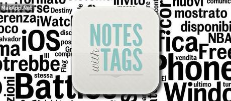 notes with tags header