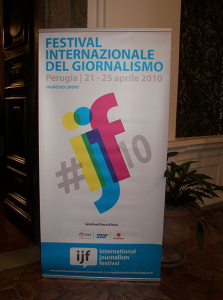 Il logo del Festival Internazionale di Giornalismo di Perugia (edizione 2010)