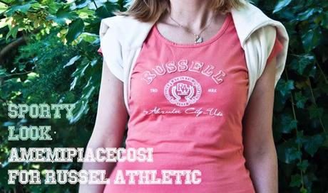 Outfit: In versione sportiva con Russel Athletic