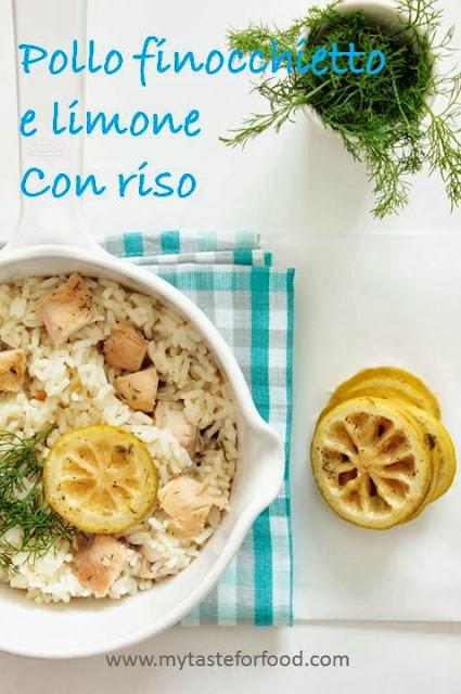 Rice design ♥ Pollo finocchietto e limone con riso