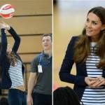 Kate Middleton gioca a pallavolo (foto e video): la forma è perfetta