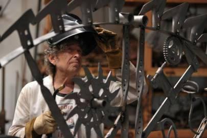 Bob Dylan - Bob's iron sculpture