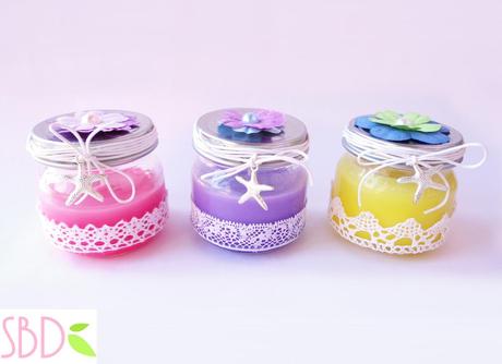 Candele profumate fatte in casa (no cera) - Scented candles home-made (no wax)