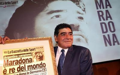 Maradona stasera atteso come ospite in tv da Fazio
