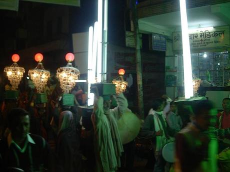 Wedding parade in Varanasi