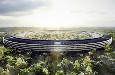 019972 Apple Cupertino Headquarters Foster Partners 1 600x392 Il nuovo Campus di Apple tanto voluto da Steve Jobs, Lastronave !!!