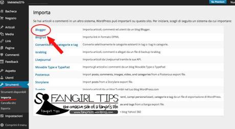 STEP 3 STRUMENTI></div>IMPORTA>BLOGGER
