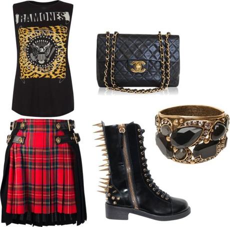 Tartan-Gold-Punk Tartan-Gold-Punk