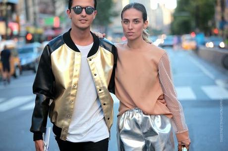 In the Street...Erika e Alessandro...Gold & Silver, New York