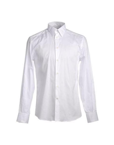 Gesù esiste e viaggia in metro insieme a noi VERSACE COLLECTION, Camicia bianca uomo, yoox