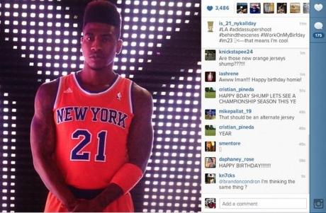 Knicks In Orange, New York con la nuova divisa alternate knicks-in-orange-alternate-unis-2013-2014