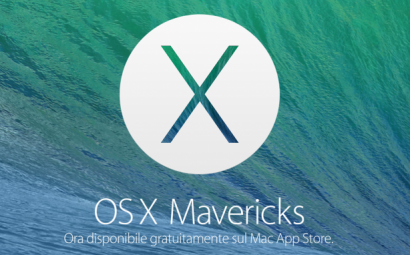 mavericksapple 410x255 OS X Mavericks, gratis su App Store Mavericks App Store 