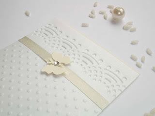 Eleganti partecipazioni tema farfalle, per matrimoni, cresime, comunioni e battesimi