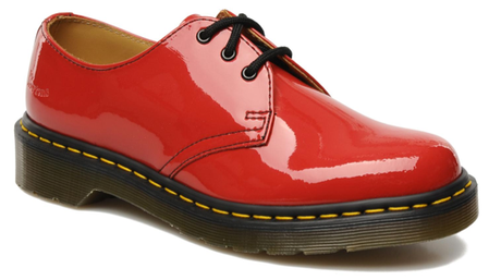 Dr. Martens: dal classico alle nuove proposte DR. MARTENS 1461 w rosse laccate