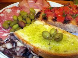 il nostro antipasto con le olive