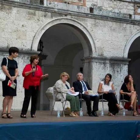 Da sinistra, Bice Antonelli, Leontina Lanciano e i relatori. Foto di Massimo Palmieri.