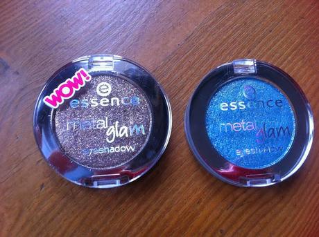 Essence: ombretti METAL GLAM n. 01 e 05: review e swatch