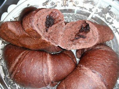 Brioches al doppio cioccolato Brioches al doppio cioccolato