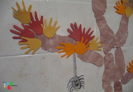 progettoautunno1 LA NOSTRA PARETE DECORATA D’AUTUNNO