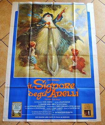 Il Signore degli Anelli, il manifesto originale del film di Bakshi, 1979