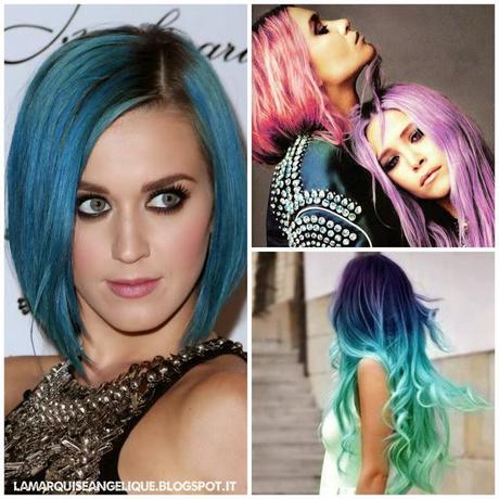 Colored, Multicolor & Bicolor Hair... con i vecchi gessetti colorati