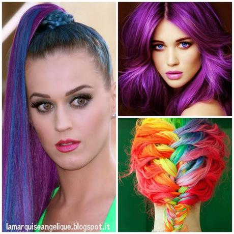 Colored, Multicolor & Bicolor Hair... con i vecchi gessetti colorati