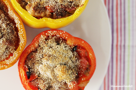 Ruba la ricetta: i peperoni ripieni di Francesca – Francesca’s stuffed peppers