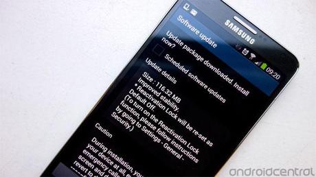 Aggiornamento Samsung Galaxy Note 3 ROM UDMJ6