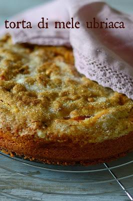 torta di mele ubriaca