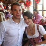 Manuel Neuer e Kathrine Gilch