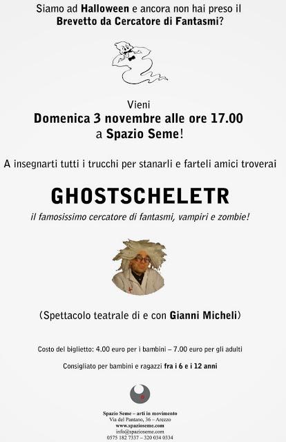 Il Dott. Ghostscheletr ad Arezzo con la sua scuola di fantasmi