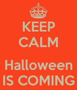 Keep calm halloween is coming