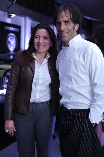 Christine Scheufele e lo Chef Davide Oldani