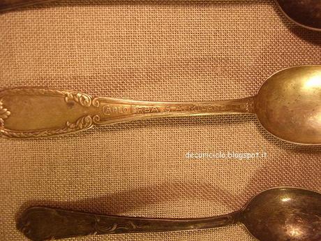 Quadro 3D fatto con le posate spaiate della mia nonna quadro 3D posate 5