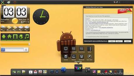 Come trasformare Windows in Android 4.4 Kitkat