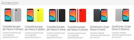 Accessori N5 LG Nexus 5: Tutto quello che cè da sapere [Scheda Tecnica, Prezzi, Immagini ed Accessori]