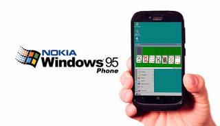 Nastro azzuro per la coppia  Nokia-Microsoft: Windows 95