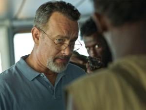 Tom Hanks in Captain Phillips - Attacco in mare aperto