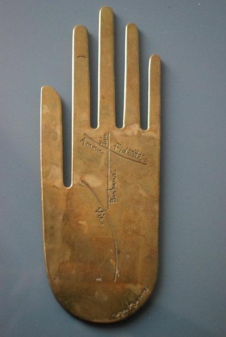 Modern Roger Bezombes Figural Bronze Hand