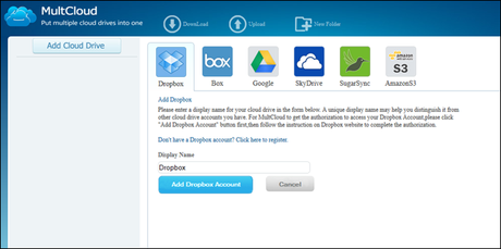 MultCloud MultCloud: Come gestire Dropbox, Box, Google Drive, SkyDrive e altri da un unico posto [Web 2.0]